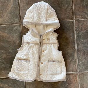 Max studio baby girl hooded vest